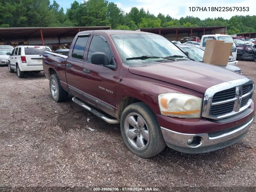 2002 Dodge Ram 1500 St VIN: 1D7HA18N22S679353 Lot: 39886706