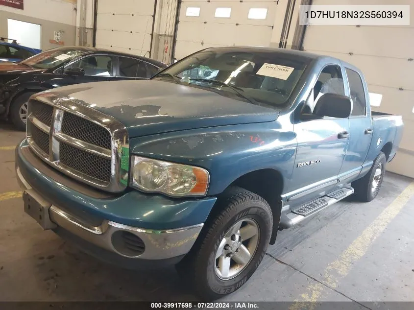 1D7HU18N32S560394 2002 Dodge Ram 1500 St