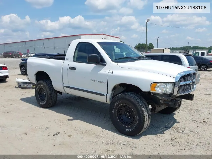 1D7HU16NX2J188108 2002 Dodge Ram 1500 St