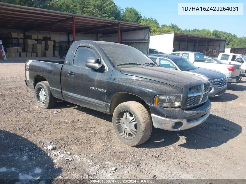 2002 Dodge Ram 1500 St VIN: 1D7HA16Z42J264031 Lot: 40105074