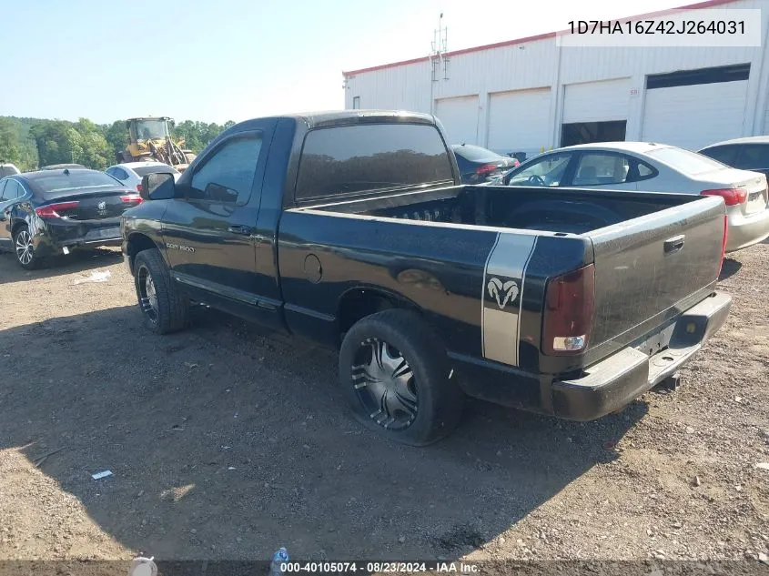 2002 Dodge Ram 1500 St VIN: 1D7HA16Z42J264031 Lot: 40105074