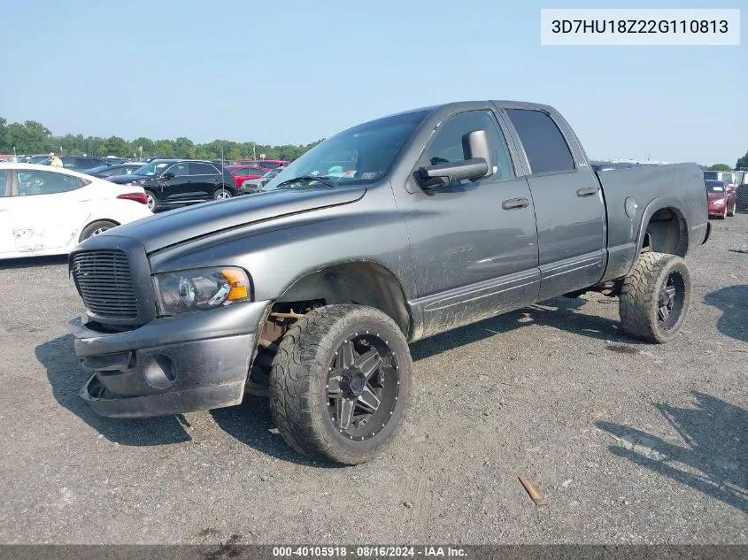 2002 Dodge Ram 1500 St VIN: 3D7HU18Z22G110813 Lot: 40105918