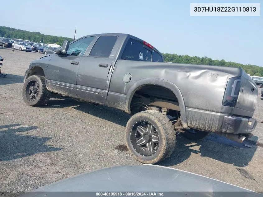 2002 Dodge Ram 1500 St VIN: 3D7HU18Z22G110813 Lot: 40105918