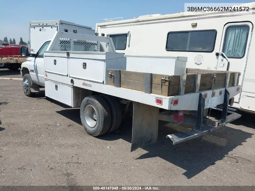 3B6MC36662M241572 2002 Dodge Ram 3500 St