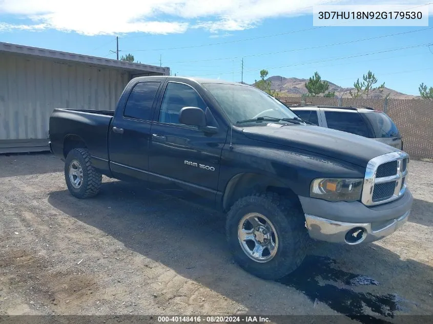 2002 Dodge Ram 1500 St VIN: 3D7HU18N92G179530 Lot: 40148416