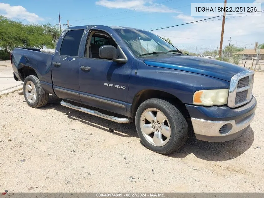 2002 Dodge Ram 1500 Slt/St VIN: 1D3HA18N22J251256 Lot: 40174899