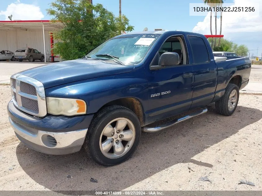 2002 Dodge Ram 1500 Slt/St VIN: 1D3HA18N22J251256 Lot: 40174899