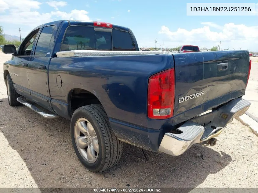 1D3HA18N22J251256 2002 Dodge Ram 1500 Slt/St