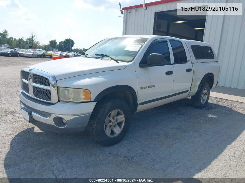 2002 Dodge Ram 1500 St VIN: 1B7HU18Z92J105116 Lot: 40224501