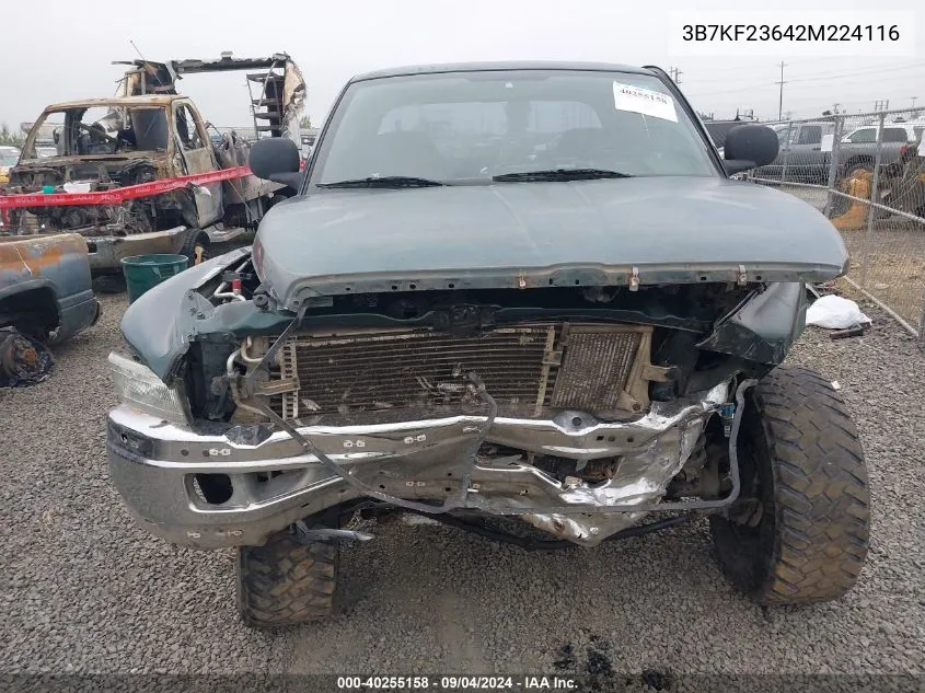 3B7KF23642M224116 2002 Dodge Ram 2500