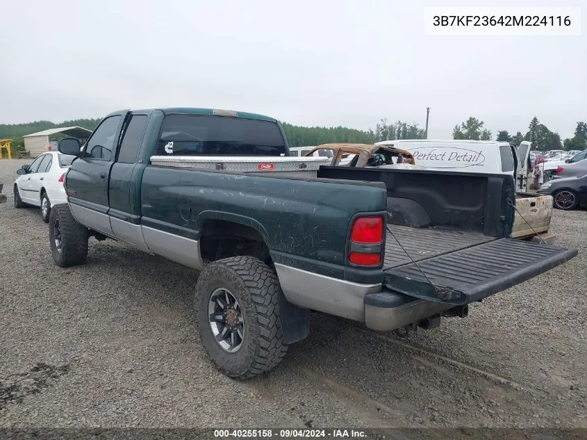 3B7KF23642M224116 2002 Dodge Ram 2500