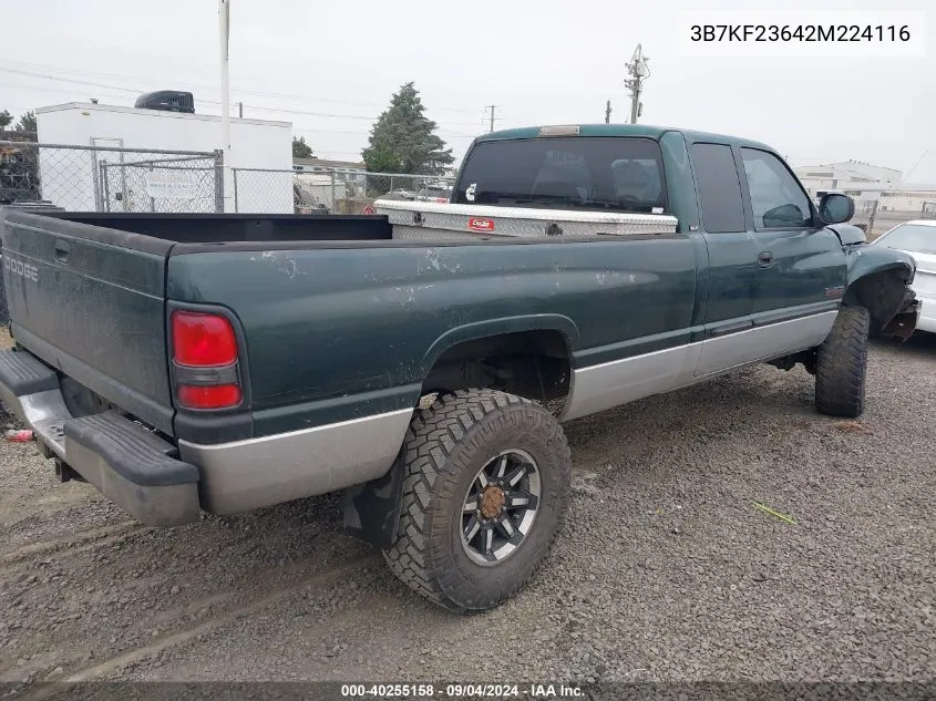 3B7KF23642M224116 2002 Dodge Ram 2500