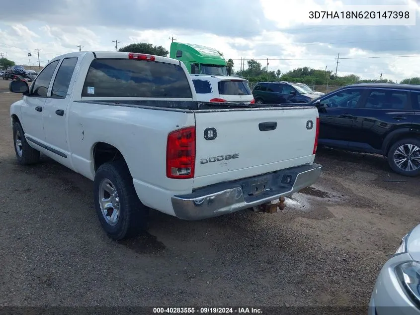 3D7HA18N62G147398 2002 Dodge Ram 1500 St