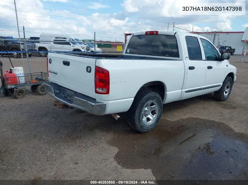 3D7HA18N62G147398 2002 Dodge Ram 1500 St