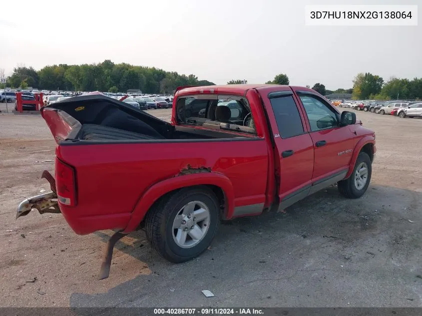 3D7HU18NX2G138064 2002 Dodge Ram 1500