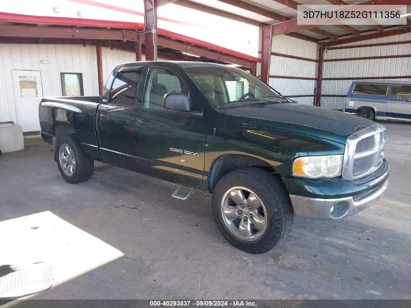 3D7HU18Z52G111356 2002 Dodge Ram 1500 St