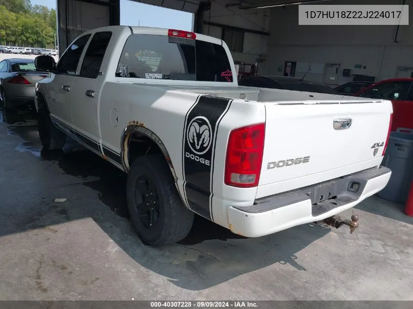 1D7HU18Z22J224017 2002 Dodge Ram 1500 St