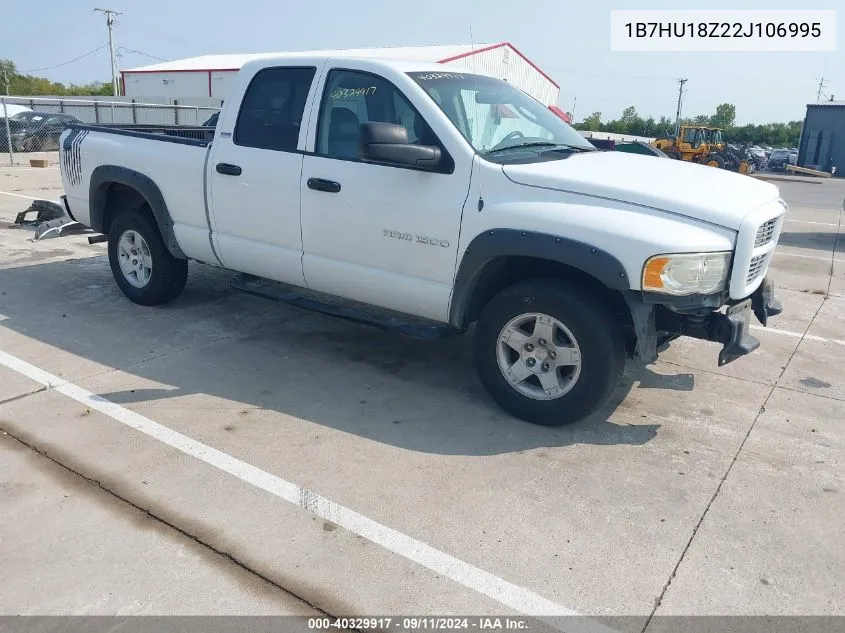 2002 Dodge Ram 1500 St VIN: 1B7HU18Z22J106995 Lot: 40329917