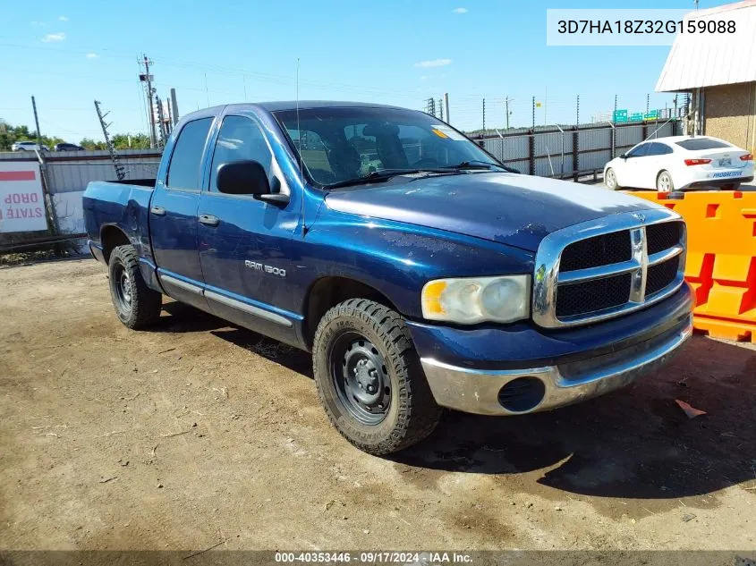 2002 Dodge Ram 1500 St VIN: 3D7HA18Z32G159088 Lot: 40353446