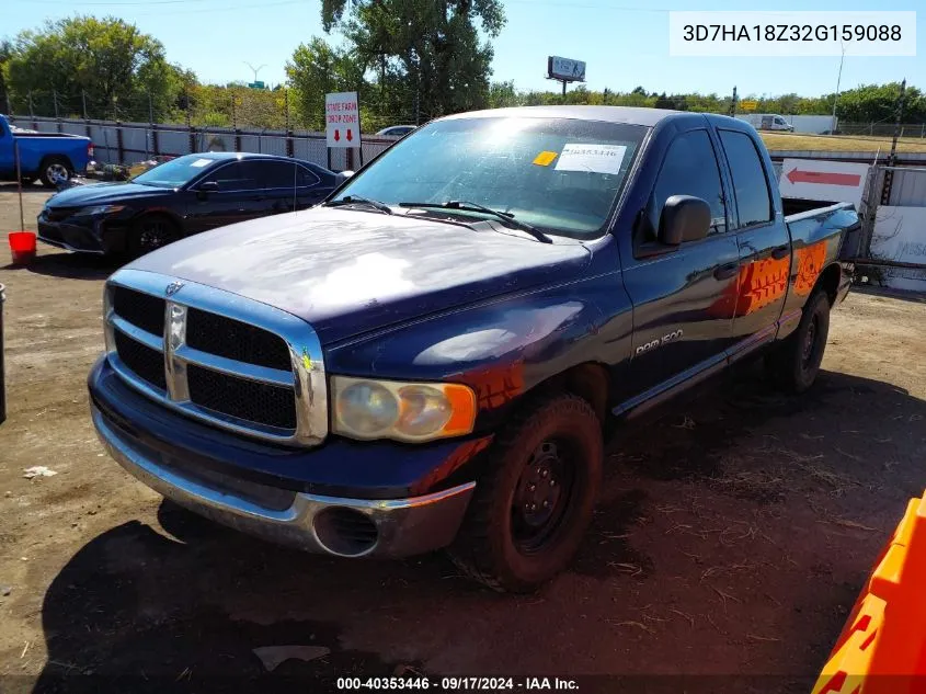 3D7HA18Z32G159088 2002 Dodge Ram 1500 St