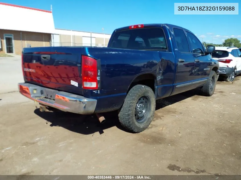 3D7HA18Z32G159088 2002 Dodge Ram 1500 St