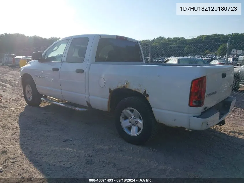 2002 Dodge Ram 1500 St VIN: 1D7HU18Z12J180723 Lot: 40371493