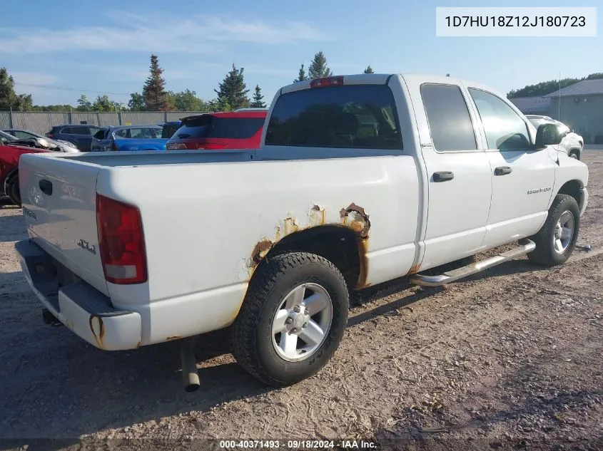 2002 Dodge Ram 1500 St VIN: 1D7HU18Z12J180723 Lot: 40371493