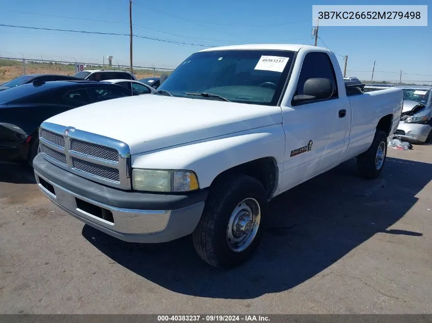 2002 Dodge Ram 2500 St VIN: 3B7KC26652M279498 Lot: 40383237