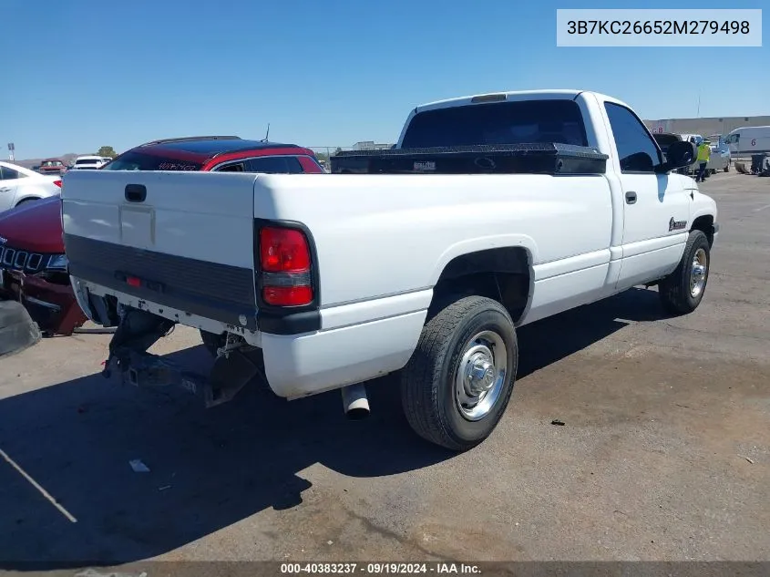 2002 Dodge Ram 2500 St VIN: 3B7KC26652M279498 Lot: 40383237