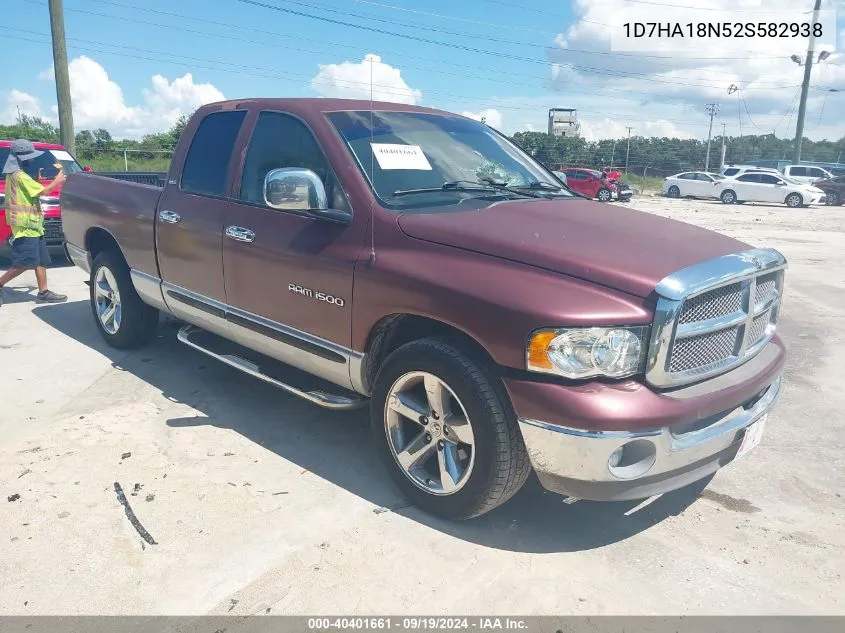 2002 Dodge Ram 1500 St VIN: 1D7HA18N52S582938 Lot: 40401661