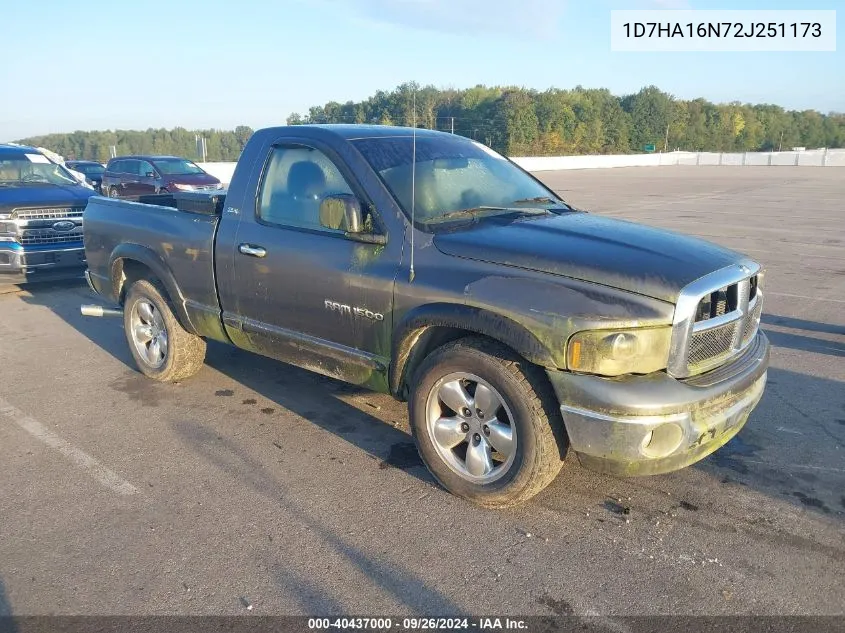 1D7HA16N72J251173 2002 Dodge Ram 1500 St