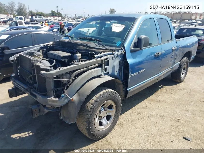 3D7HA18N42G159145 2002 Dodge Ram 1500 St