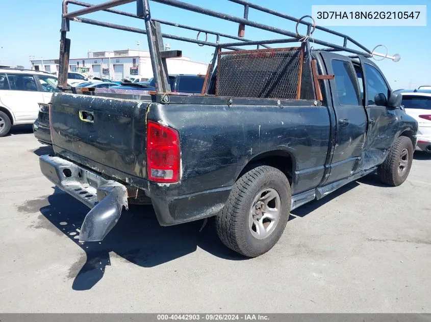 3D7HA18N62G210547 2002 Dodge Ram 1500 St