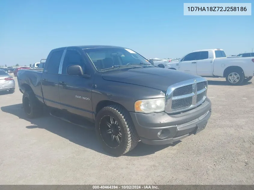 2002 Dodge Ram 1500 St VIN: 1D7HA18Z72J258186 Lot: 40464394