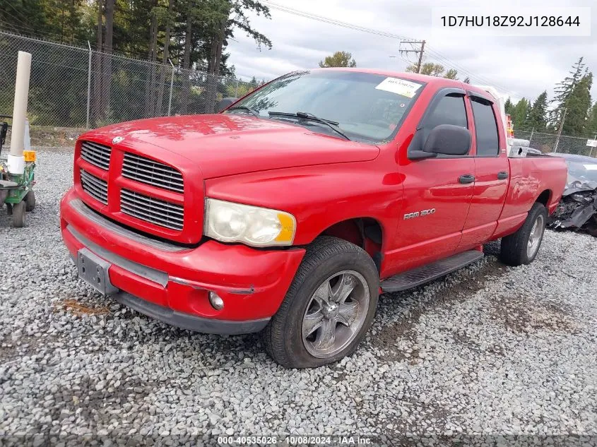 2002 Dodge Ram 1500 St VIN: 1D7HU18Z92J128644 Lot: 40535026