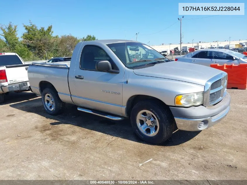 2002 Dodge Ram 1500 St VIN: 1D7HA16K52J228044 Lot: 40548530