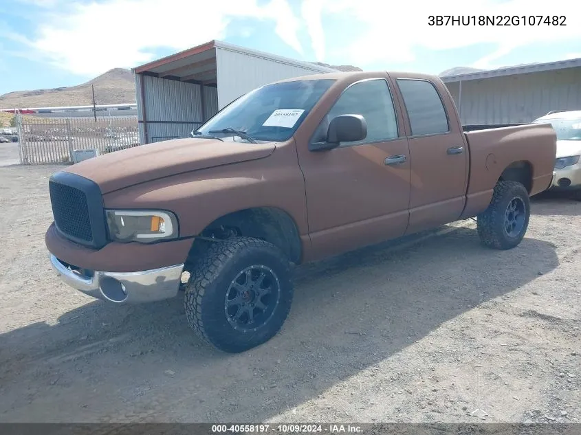 2002 Dodge Ram 1500 St VIN: 3B7HU18N22G107482 Lot: 40558197