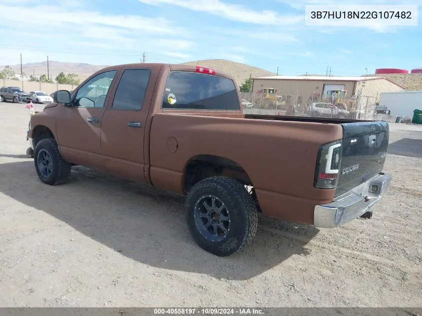 2002 Dodge Ram 1500 St VIN: 3B7HU18N22G107482 Lot: 40558197