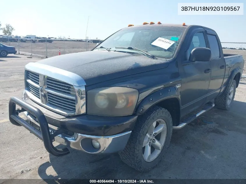 2002 Dodge Ram 1500 St VIN: 3B7HU18N92G109567 Lot: 40564494