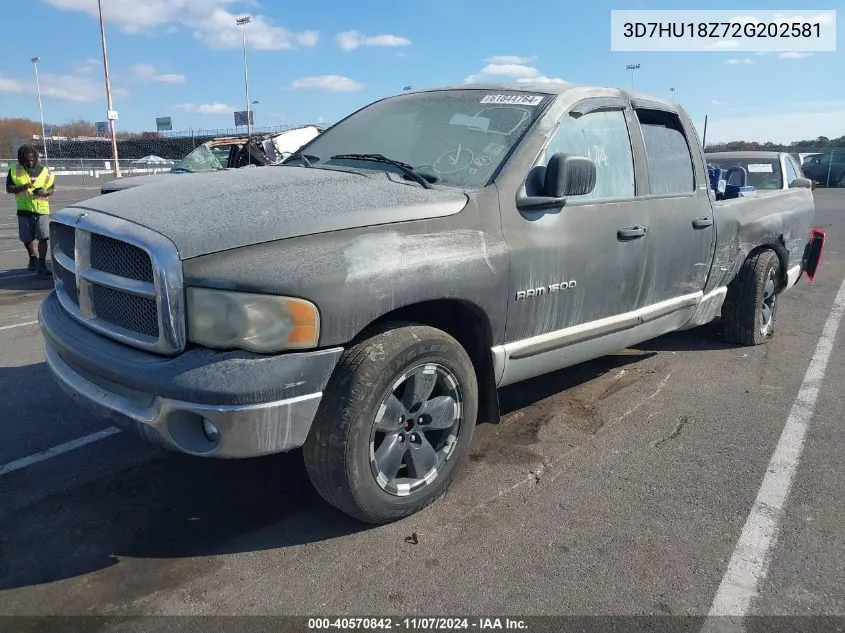 2002 Dodge Ram 1500 St VIN: 3D7HU18Z72G202581 Lot: 40570842