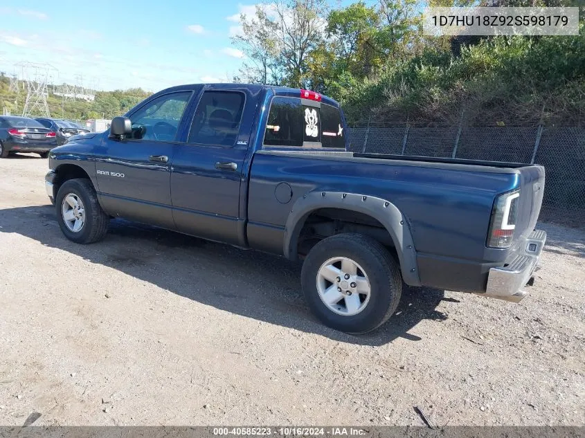 1D7HU18Z92S598179 2002 Dodge Ram 1500 St