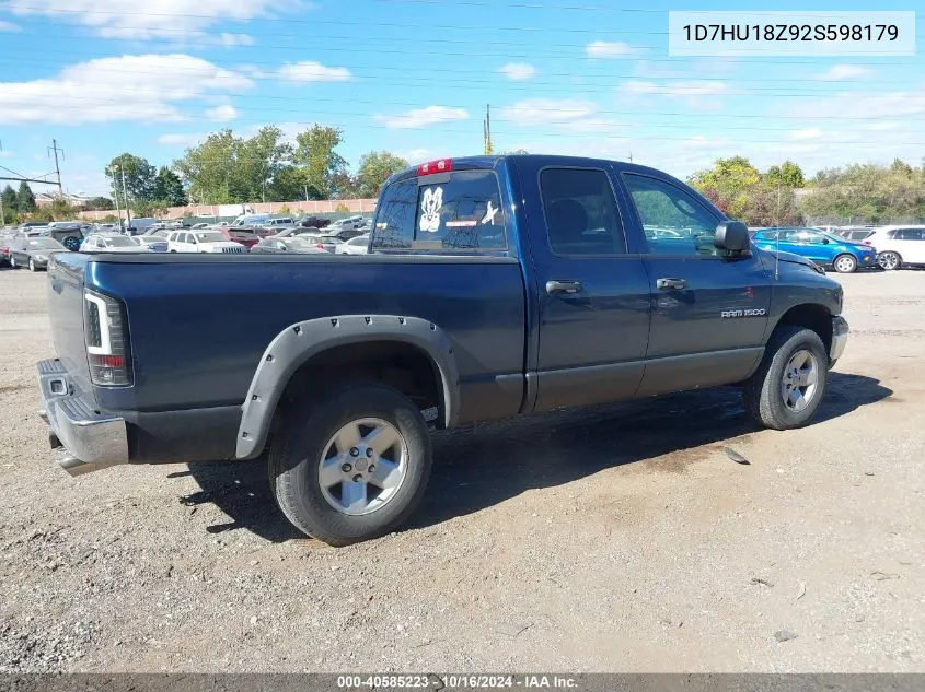 1D7HU18Z92S598179 2002 Dodge Ram 1500 St