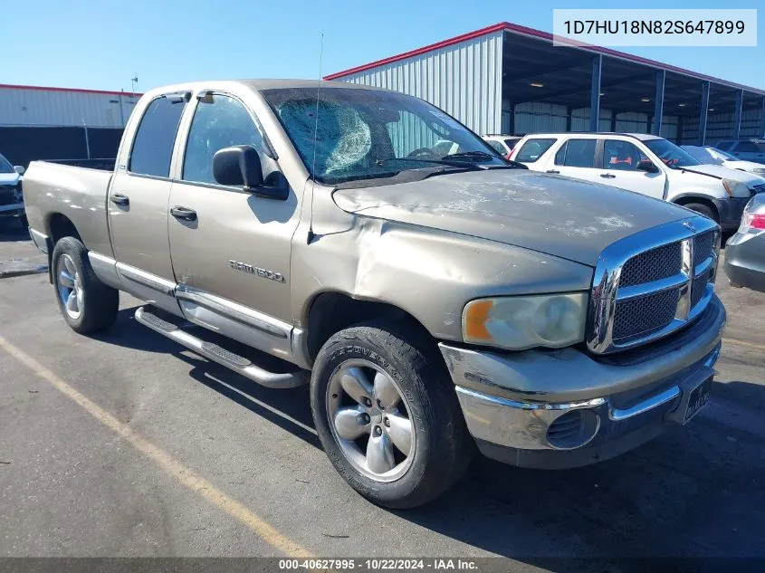 2002 Dodge Ram 1500 St VIN: 1D7HU18N82S647899 Lot: 40627995