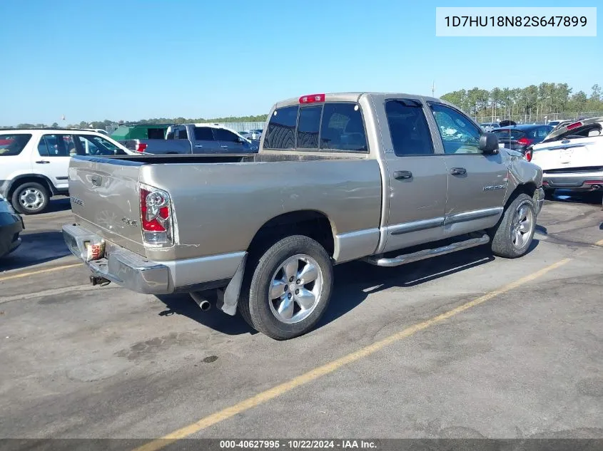 2002 Dodge Ram 1500 St VIN: 1D7HU18N82S647899 Lot: 40627995