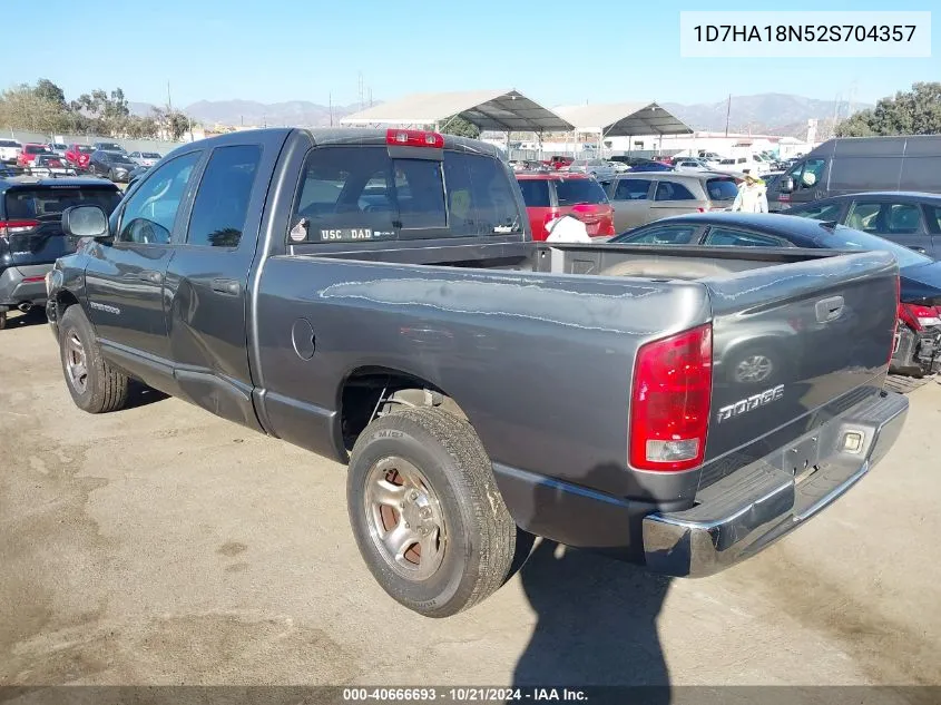 1D7HA18N52S704357 2002 Dodge Ram 1500 St