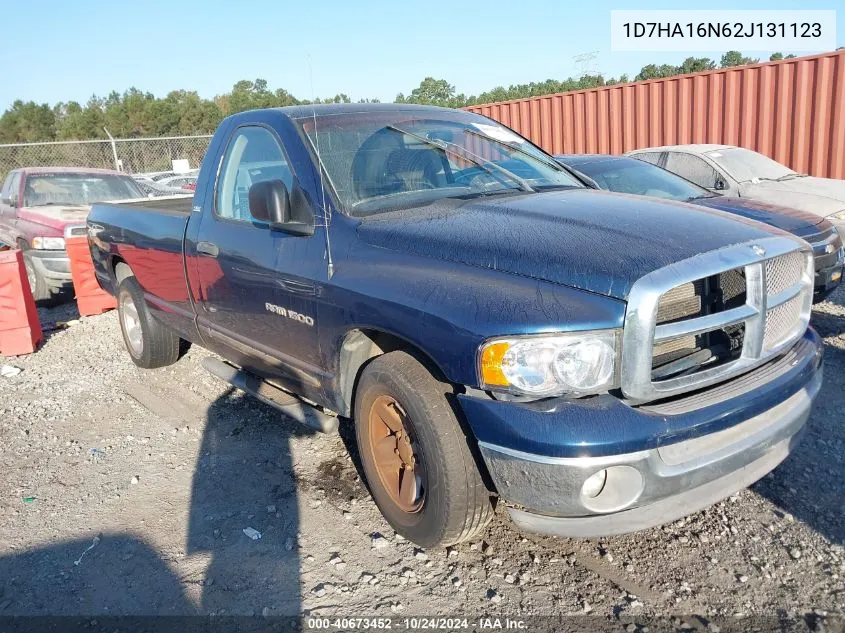 2002 Dodge Ram 1500 St VIN: 1D7HA16N62J131123 Lot: 40673452