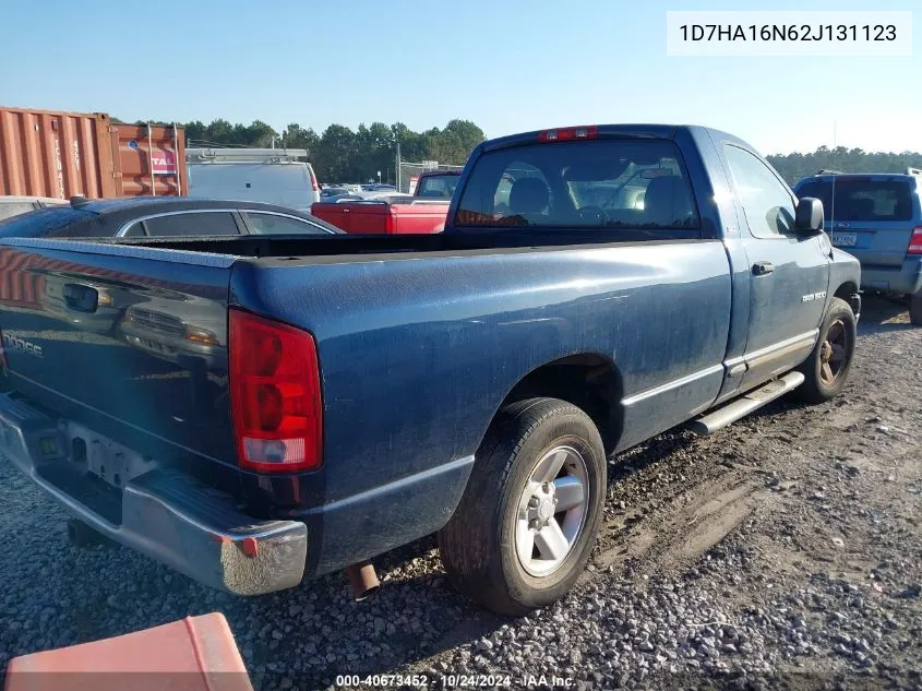 2002 Dodge Ram 1500 St VIN: 1D7HA16N62J131123 Lot: 40673452