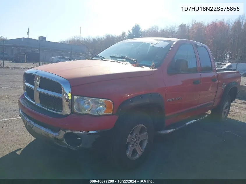 1D7HU18N22S575856 2002 Dodge Ram 1500 St