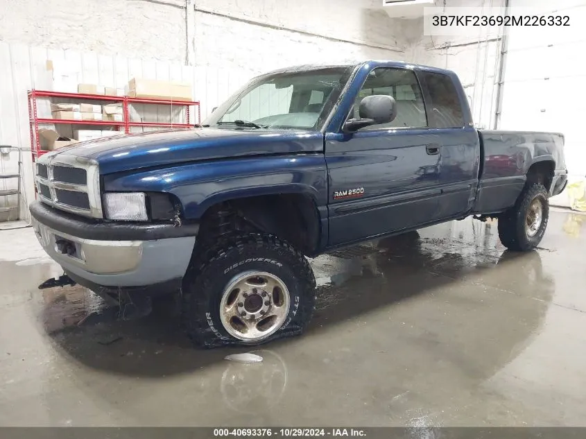 2002 Dodge Ram 2500 St VIN: 3B7KF23692M226332 Lot: 40693376