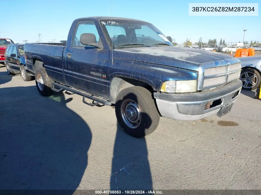 2002 Dodge Ram 2500 St VIN: 3B7KC26Z82M287234 Lot: 40708053